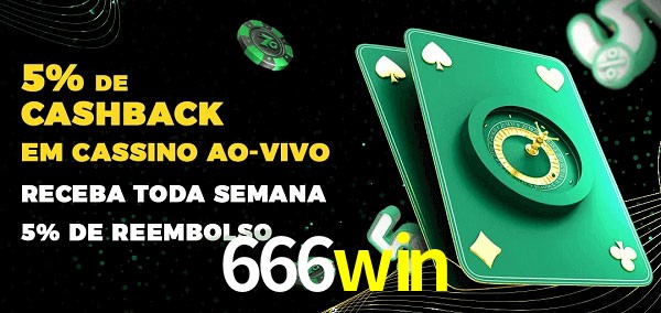 Promoções do cassino ao Vivo 666win